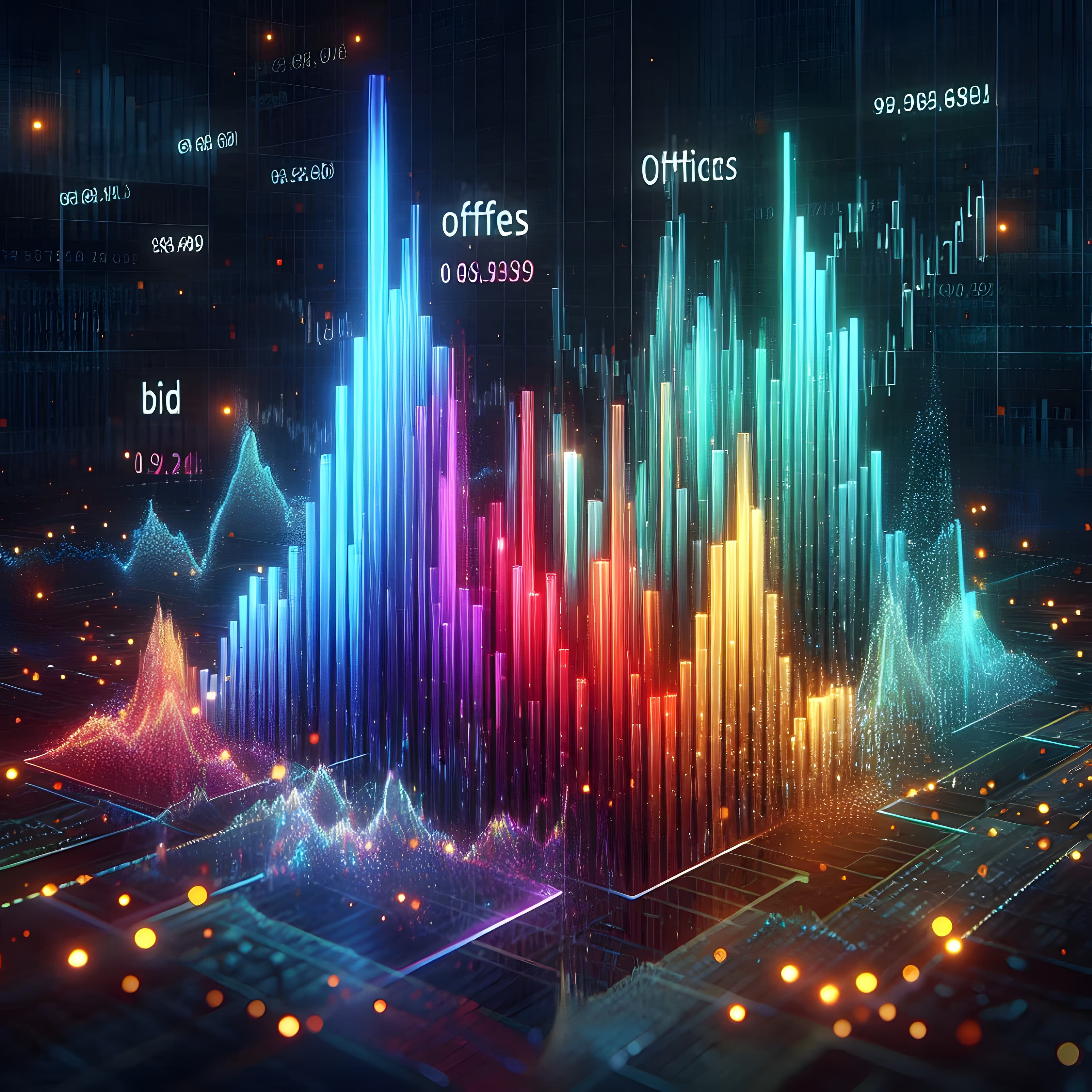 Finance charts background